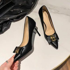 Women Patent Leather stiletto new fashion pointed toe shoes
